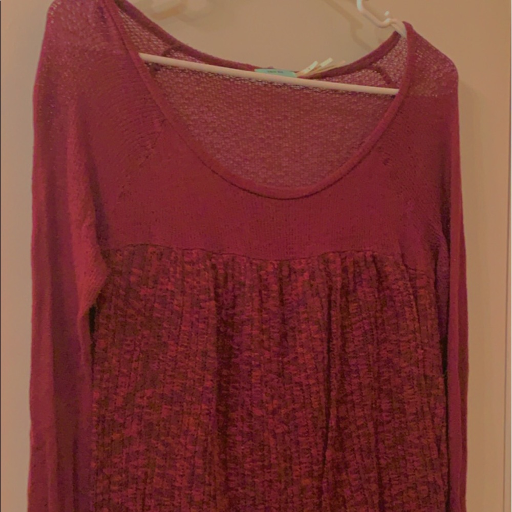 Maroon Mini Dress